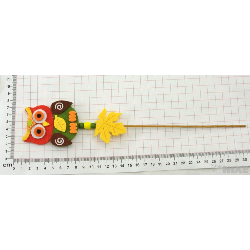 ZÁPICH FILC SOVA 7x29x6cm 6ks*