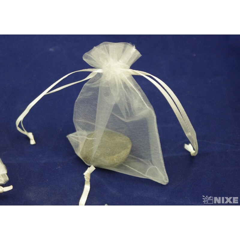 SÁČEK ORGANZA 10x12cm*KRÉMOVÁ