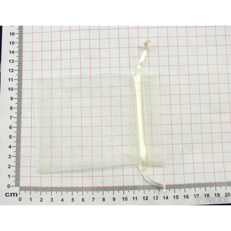 SÁČEK ORGANZA 10x12cm*KRÉMOVÁ