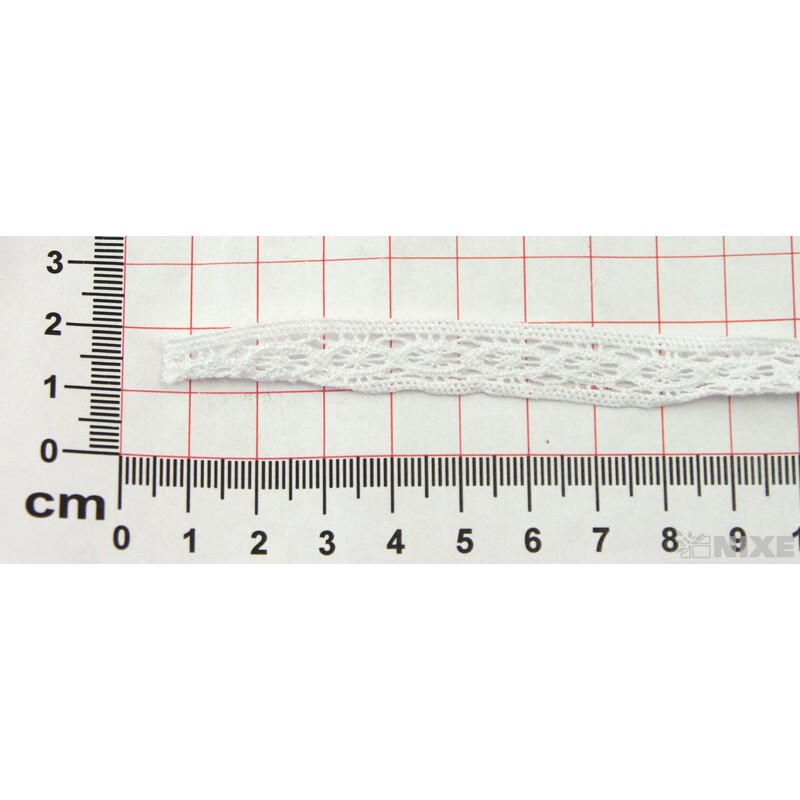 STUHA KRAJKA 12mmx5yd*BÍLÁ