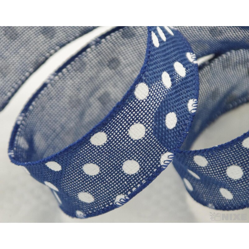 STUHA PUNTÍK J 38mmx7yd*MODRÁ TM.