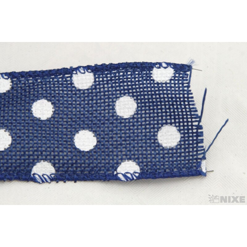 STUHA PUNTÍK J 38mmx7yd*MODRÁ TM.