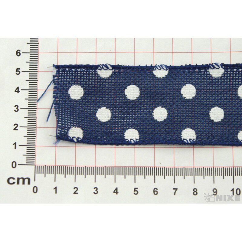 STUHA PUNTÍK J 38mmx7yd*MODRÁ TM.