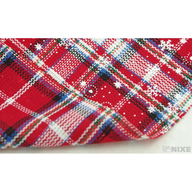 ROLE LÁTKA VÁNOCE 28cmx2,6m*ČERVENÁ+BÍLÁ