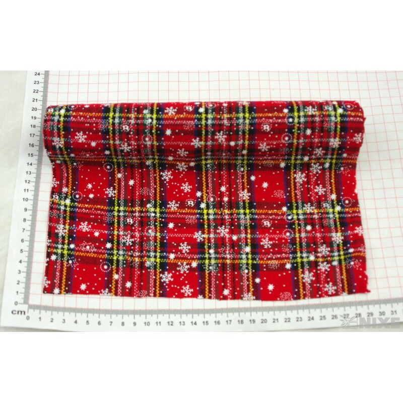 ROLE LÁTKA VÁNOCE 28cmx2,6m*ČERVENÁ+ŽLUTÁ