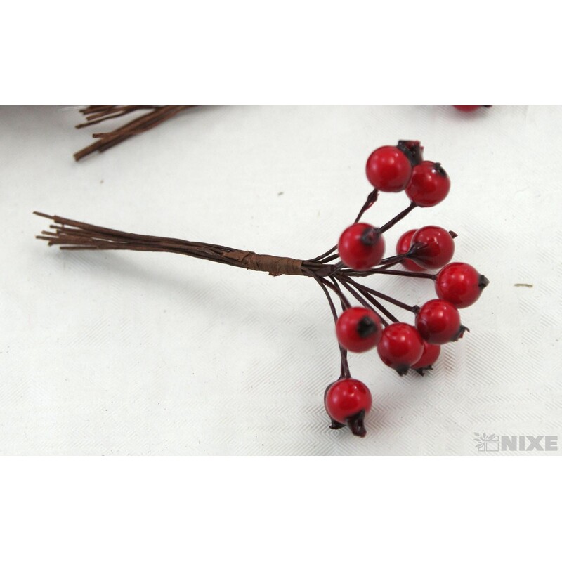 JEŘABINA 1x10cm 12ks 12sv*ČERVENÁ