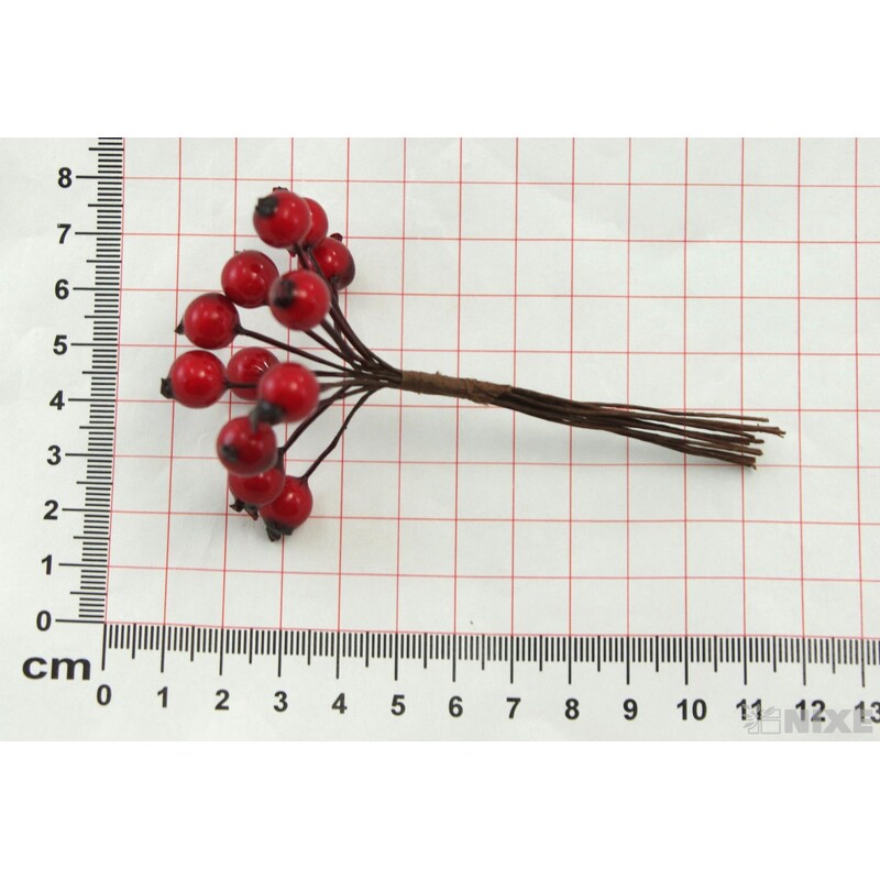 JEŘABINA 1x10cm 12ks 12sv*ČERVENÁ