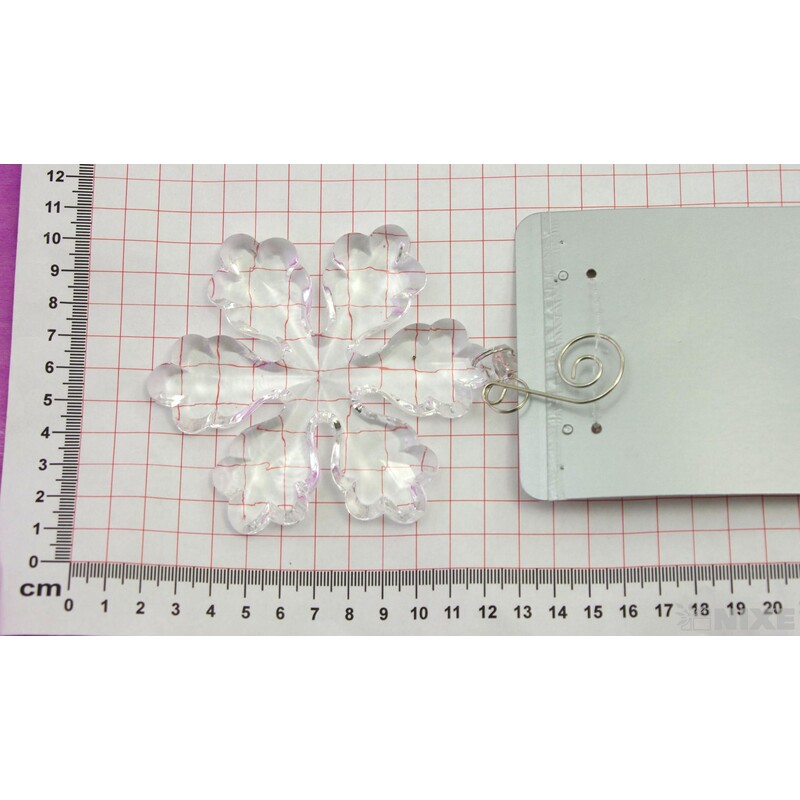 ZÁVĚS AKRYL 17cm*PRŮHLEDNÁ