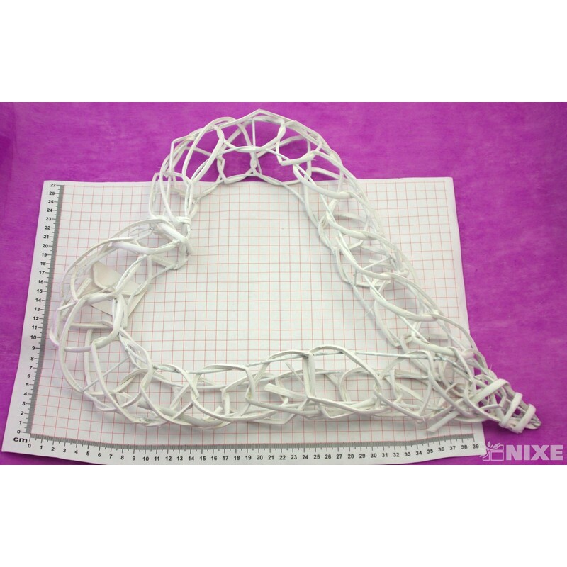 SRDCE RATTAN 45cm*BÍLÁ