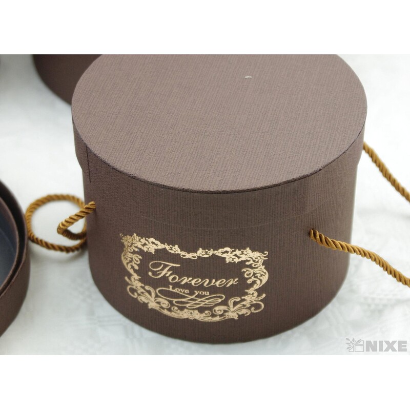 KVĚTINOVÝ BOX 3ks pr. 24x14cm 21x13,5 18x12*MIX BAREV