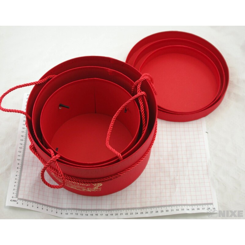 KVĚTINOVÝ BOX 3ks pr. 24x14cm 21x13,5 18x12*MIX BAREV