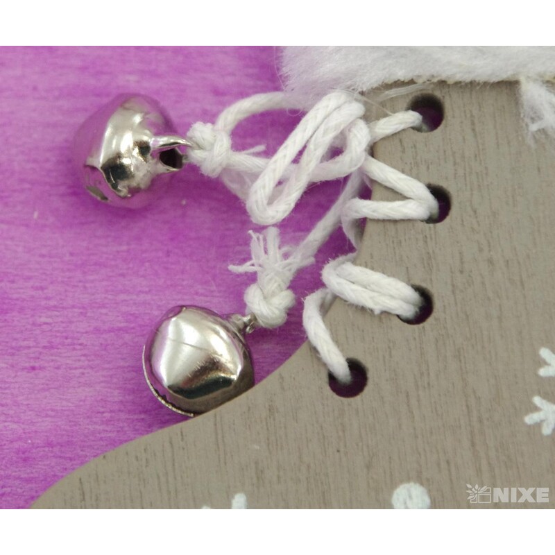 BRUSLE DŘEVO 7x8cm 2ks*MIX BAREV