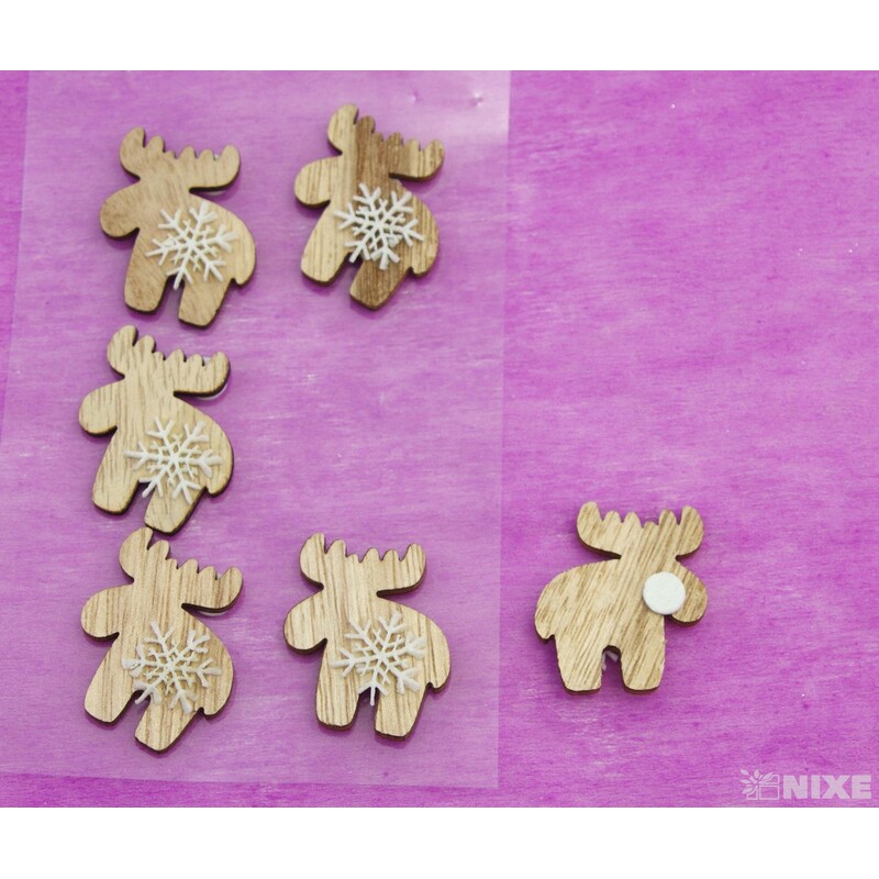 SOB D NALEPOVACÍ 3,5cm 6ks*PŘÍRODNÍ