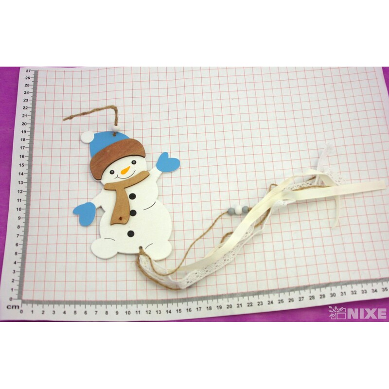 ZÁVĚS D SNĚHULÁK 16x50cm*