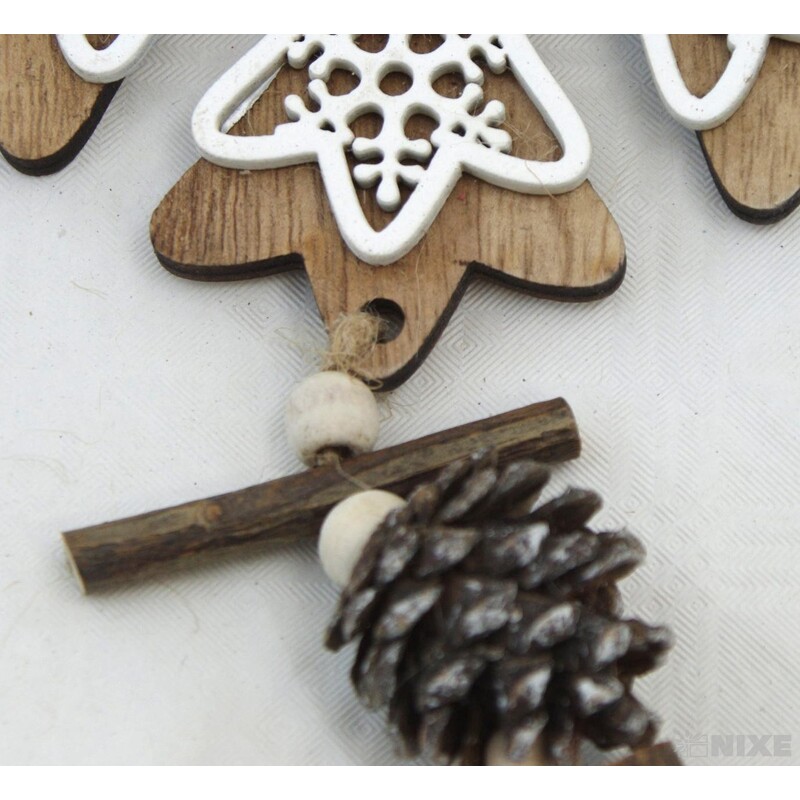 ZÁVĚS D VLOČKA 15cm*PŘÍRODNÍ