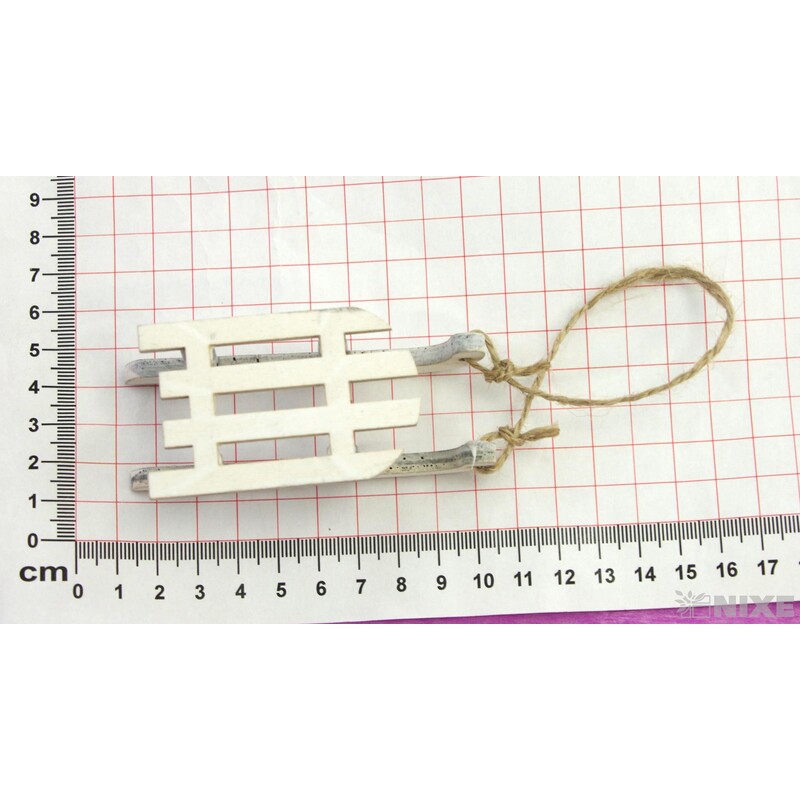 SÁŇKY 9cm 4ks*BÍLÁ