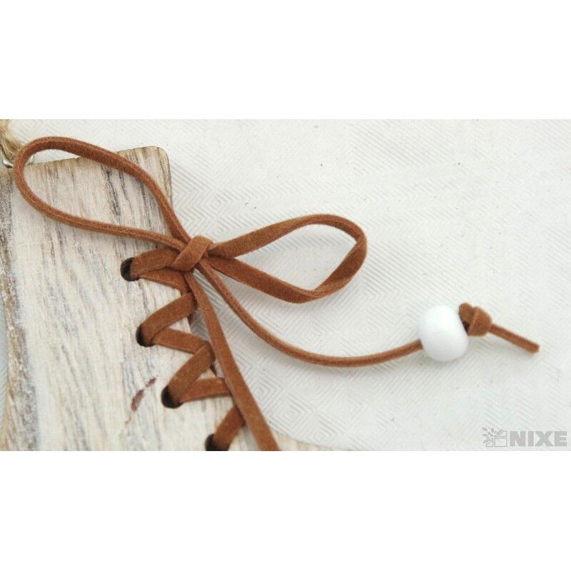 ZÁVĚS BRUSLE 8,5cm 2ks*BÍLÁ