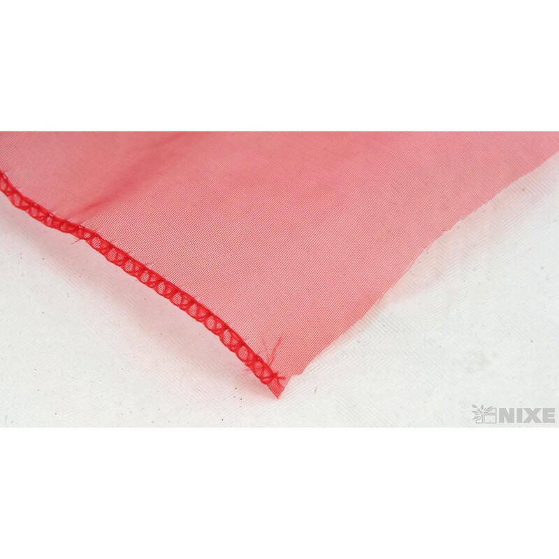 ORGANZA 12cmx8m*ČERVENÁ