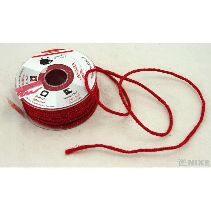 STUHA PLSTĚNÁ DRÁT 5mmx33m*ČERVENÁ