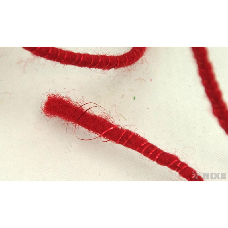 STUHA PLSTĚNÁ DRÁT 5mmx33m*ČERVENÁ