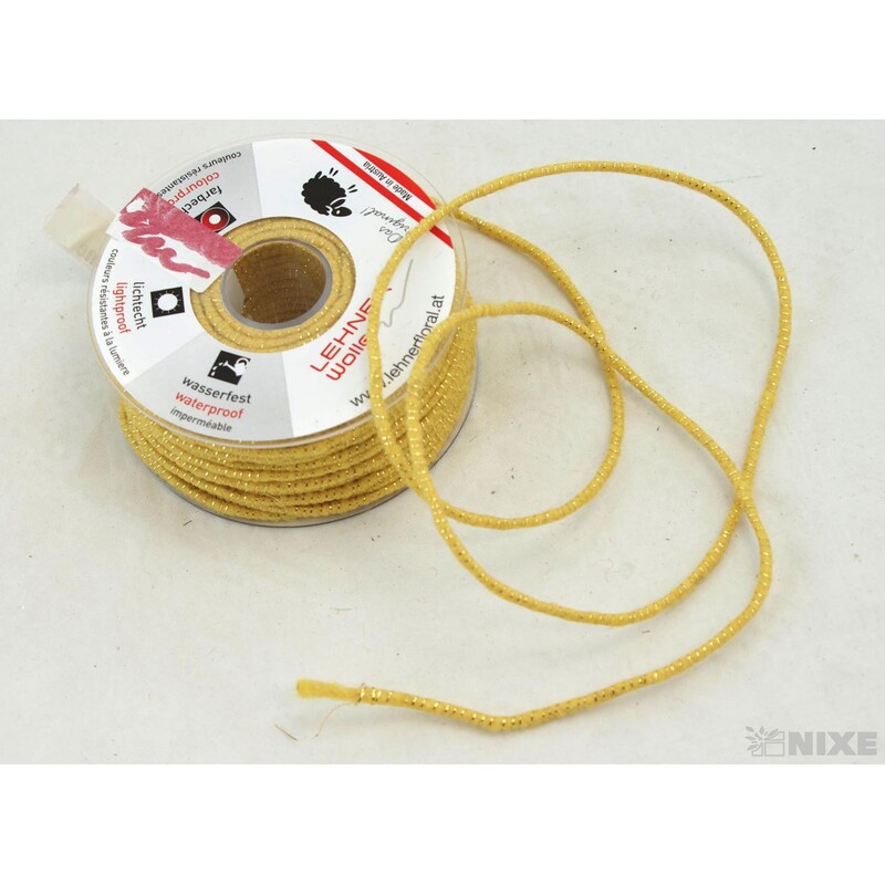 STUHA PLSTĚNÁ DRÁT 5mmx33m*ZLATÁ