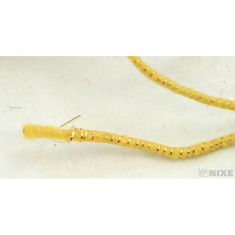 STUHA PLSTĚNÁ DRÁT 5mmx33m*ZLATÁ