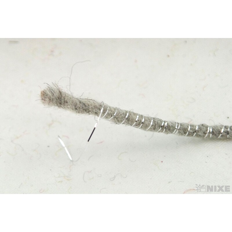 STUHA PLSTĚNÁ DRÁT 5mmx33m*STŘÍBRNÁ