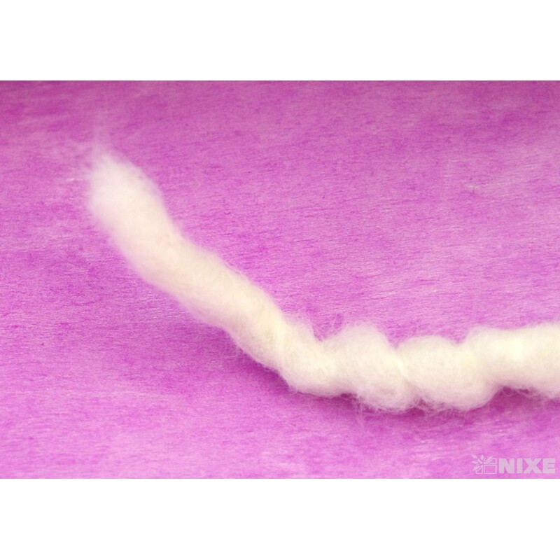 STUHA PLSTĚNÁ 10mmx25m*BÍLÁ