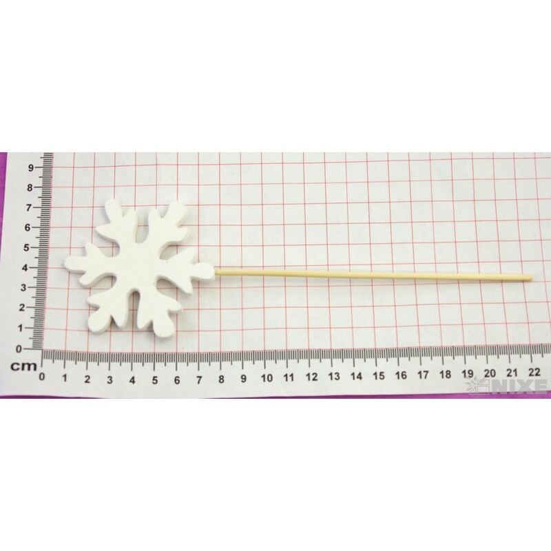 ZÁPICH VLOČKA 5ks 7x21cm*BÍLÁ