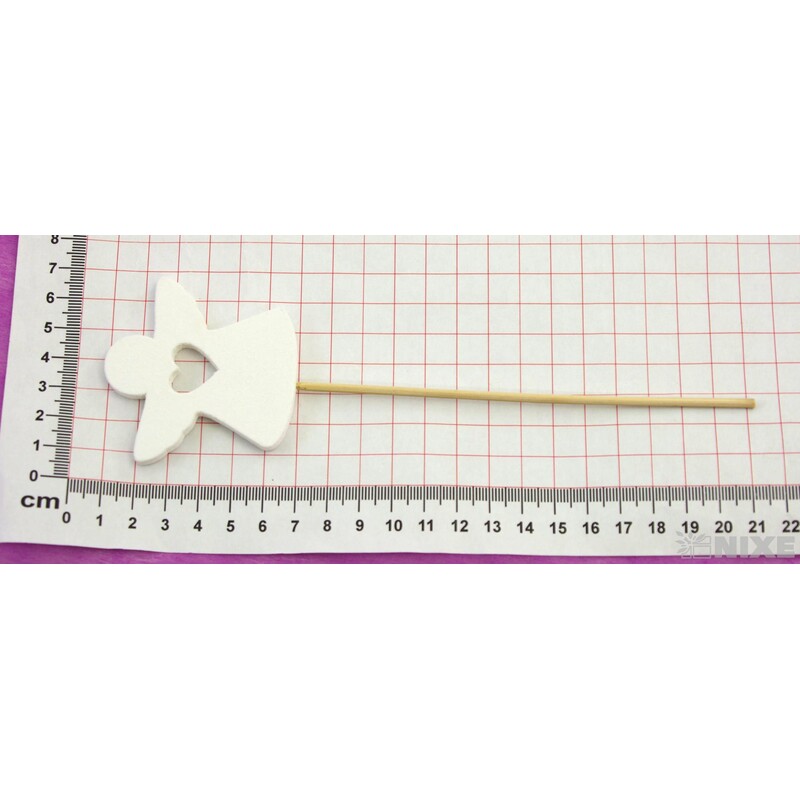 ZÁPICH ANDĚL 5ks 6x20cm*BÍLÁ