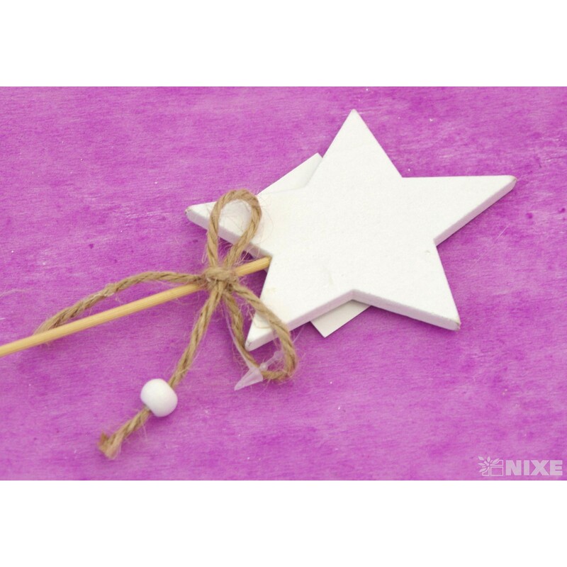 ZÁPICH D HVĚZDA 8x31cm 12ks*MIX BAREV