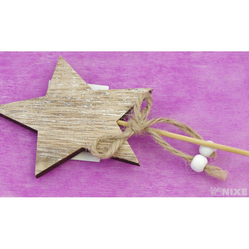 ZÁPICH D HVĚZDA 8x31cm 12ks*MIX BAREV