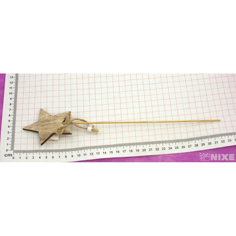 ZÁPICH D HVĚZDA 8x31cm 12ks*MIX BAREV