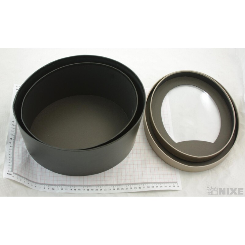 KVĚTINOVÝ BOX OVÁL 26x14cm 28x15*HNĚDÁ