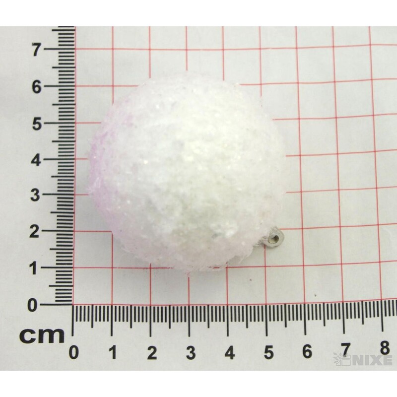 KOULE ZÁVĚS 5cm 24ks*BÍLÁ