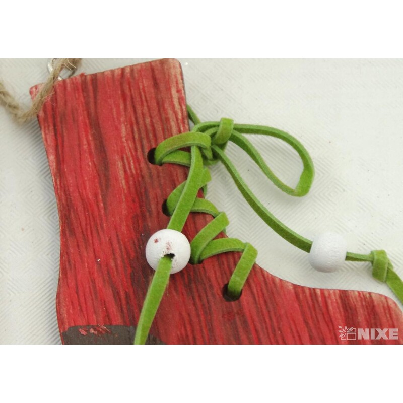 ZÁVĚS BRUSLE 8,5cm 2ks*ČERVENÁ