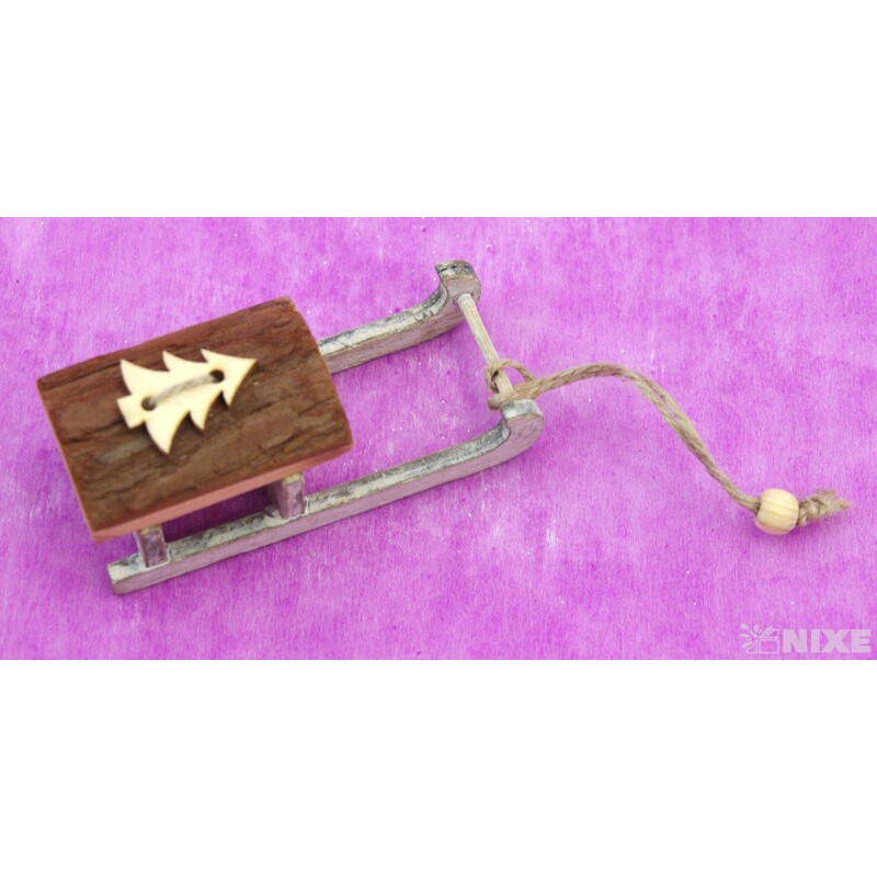 SÁŇKY DŘEVO 4x10cm*BÍLÁ