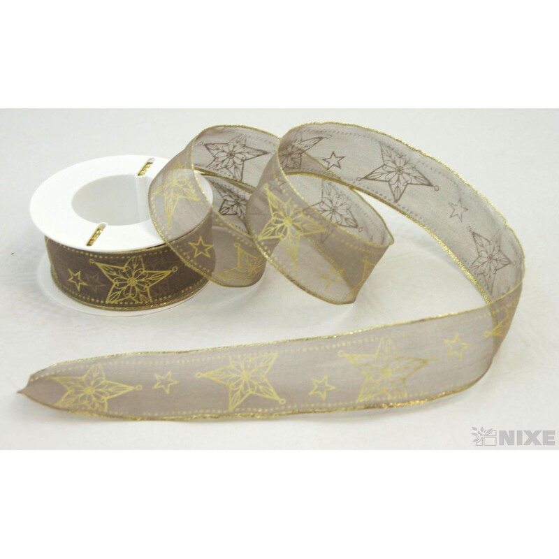 HARA 9218 40mmx20m*ŠEDÁ+ZLATÁ 161