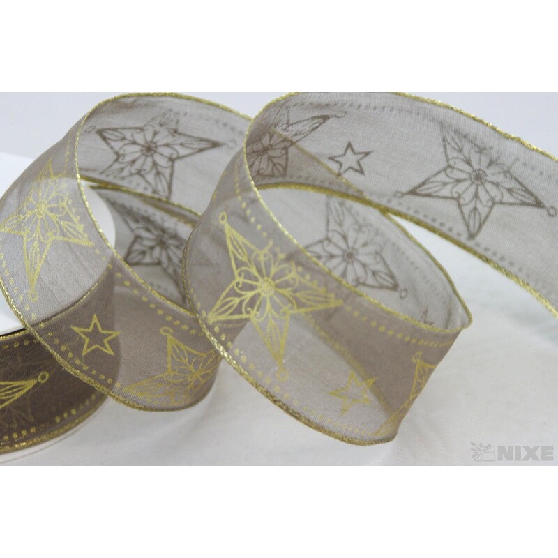 HARA 9218 40mmx20m*ŠEDÁ+ZLATÁ 161