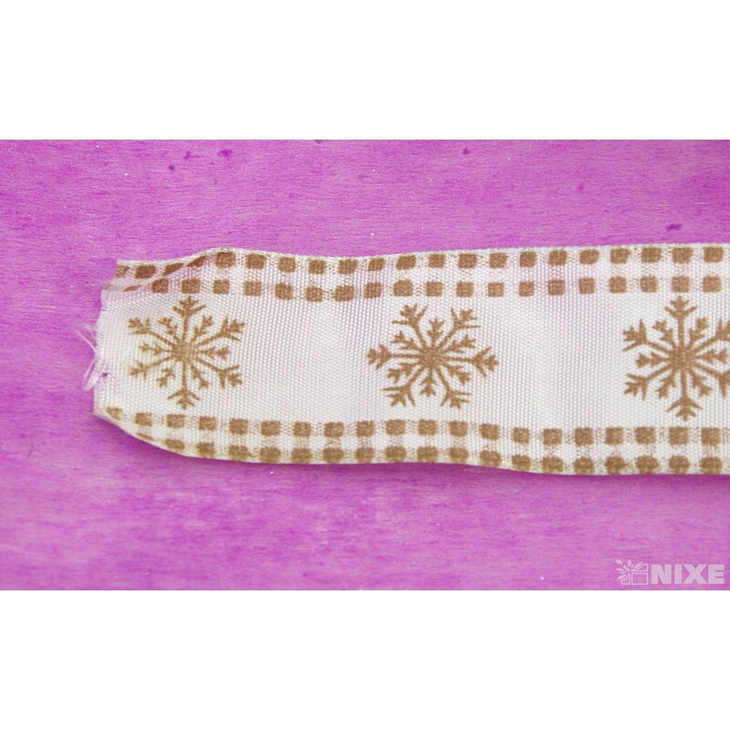 NOELIA 9223 40mmx20m*BÍLÁ+ZLATÁ 1013