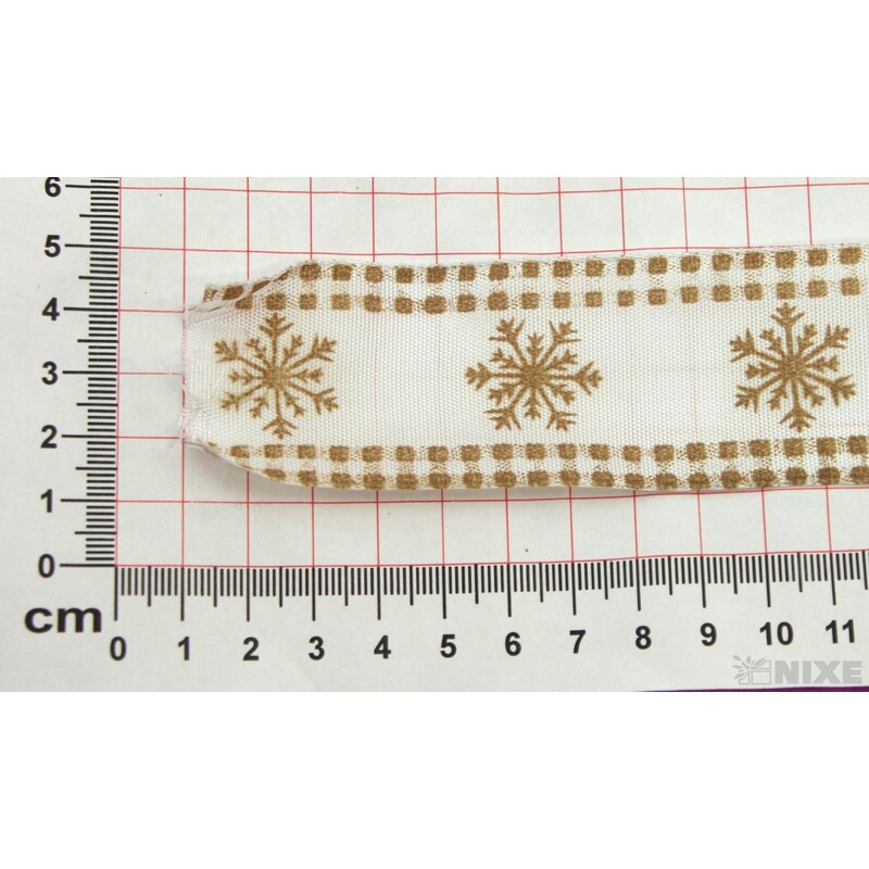 NOELIA 9223 40mmx20m*BÍLÁ+ZLATÁ 1013