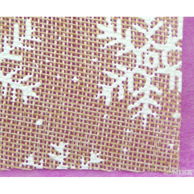 ROLE JUTA VLOČKA 36cmx3m*PŘÍRODNÍ+BÍLÁ V+