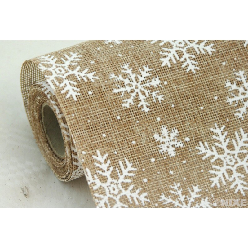 ROLE JUTA VLOČKA 36cmx3m*PŘÍRODNÍ+BÍLÁ V+