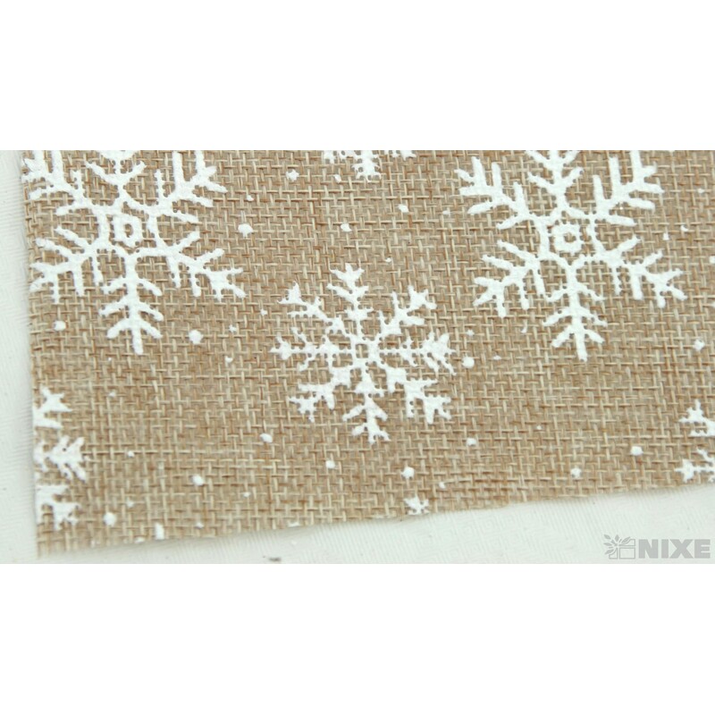 ROLE JUTA VLOČKA 36cmx3m*PŘÍRODNÍ+BÍLÁ V+