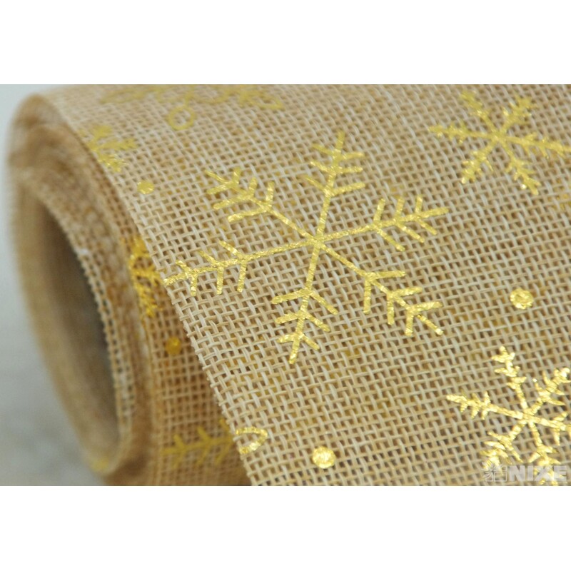 ROLE JUTA VLOČKA 36cmx3m*PŘÍRODNÍ+ZLATÁ