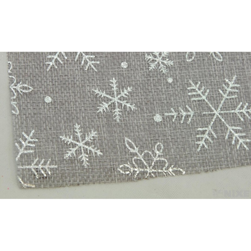 ROLE JUTA VLOČKA 36cmx3m*ŠEDÁ+STŘÍBRNÁ