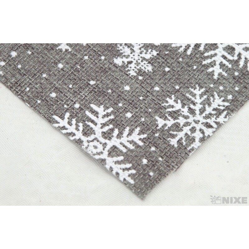 STUHA JUTA VLOČKA 120mmx5m*ŠEDÁ TM.+BÍLÁ