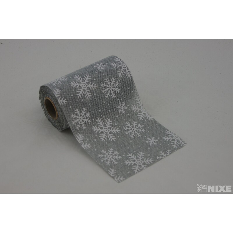 STUHA JUTA VLOČKA 120mmx5m*ŠEDÁ SV.+BÍLÁ