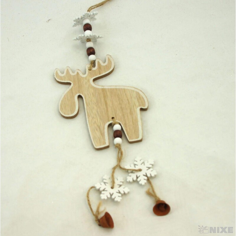 ZÁVĚS DŘEVO MIX 14cm*