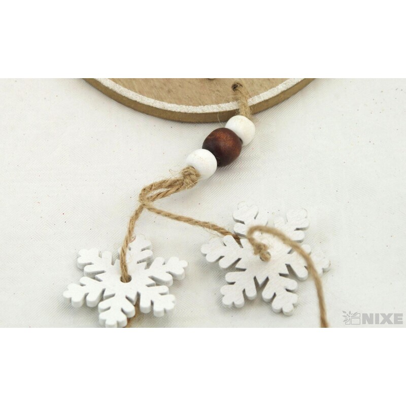 ZÁVĚS DŘEVO MIX 14cm*